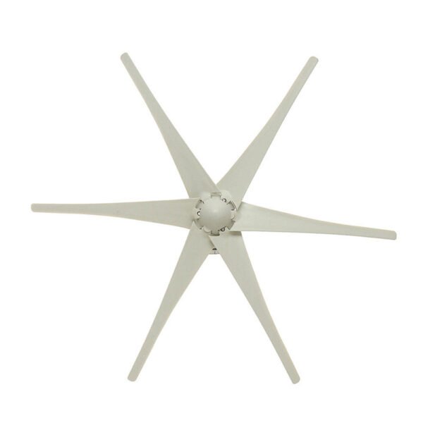 800W Peak 6 Blades 12V/24V/48V Horizontal Wind Turbine Generator Residential Home Wind Power Generator Voltage 48V