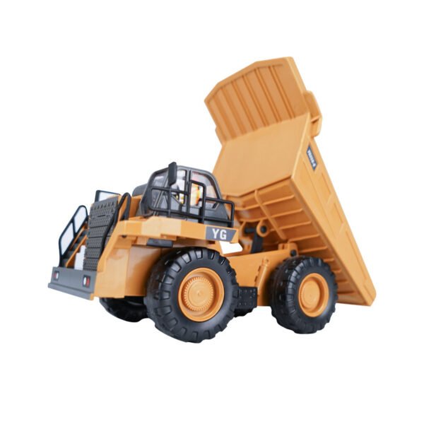 1048 RC Dump Truck 1/24 2.4GHz 9CH RC Car Construction Truck Engineering 40min Playing Time Vehicles with Light Music Gift Toys for Kids