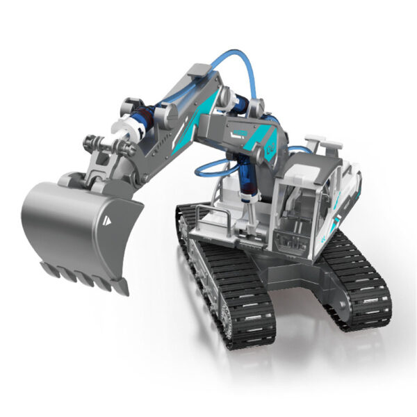 DIY Science And Education Assembly Engineering Team Hydraulic Power Crawler Excavator Bulldozer Puzzle STEM Toys NO. 1