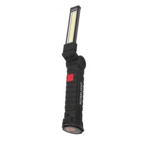 [Built-in 18650 Battery] Bikight COB LED Multi Function Folding Work Light Set USB Rechargeable LED Flashlight Mini Torch USB Cable Car Charger Battery Charger Set Set 1