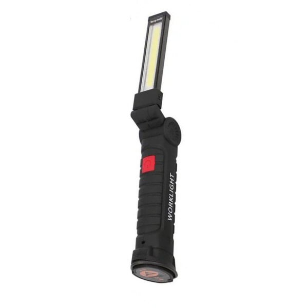 [Built-in 18650 Battery] Bikight COB LED Multi Function Folding Work Light Set USB Rechargeable LED Flashlight Mini Torch USB Cable Car Charger Battery Charger Set Set 1