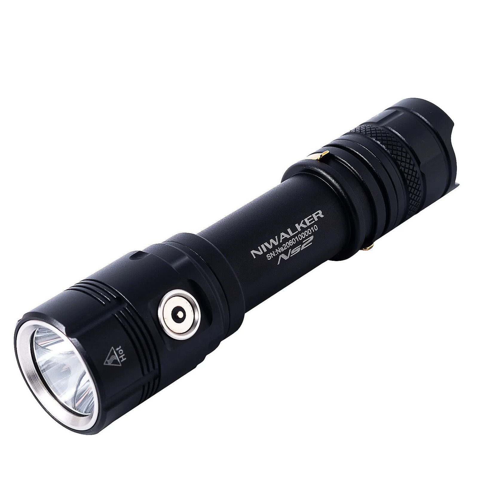 f608eae6-591b-4882-b329-8554d2ada721.jpg Niwalker NS2 2500lumen Multifunctional Magnetic Charging EDC Flashlight IPX8 Waterproof Power by 18650 Battery Tactical Flashlight for Hiking Camping Outdoor Emergency Color Black