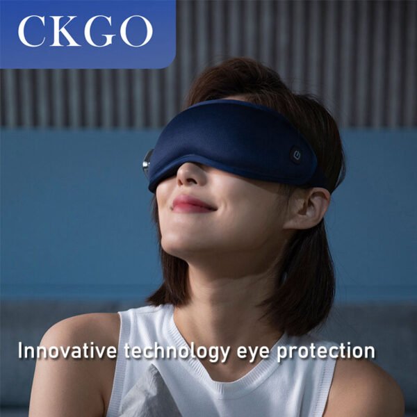 CKGO Smart Eye Massager OC-Y08 Advanced Vibrating Technology Dual Function Hot Compress Portable Versatile Home Travel Use Eco-friendly USB Magnetic Charging Device