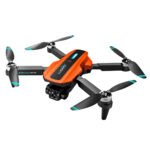 XLURC LU900 WiFi FPV with HD Dual Camera Optical Flow Positioning Brushless Foldable RC Drone Quadcopter RTF Battery One Battery Color Orange