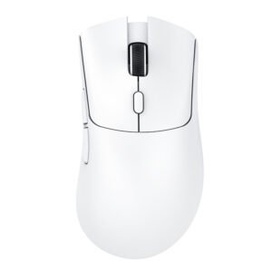 Attack Shark R1 Wireless Mouse Tri-mode PWA3311 Sensor TTC Encoder 800-18000DPI E-Sports Gaming Mouse 59g Lightweight Color White