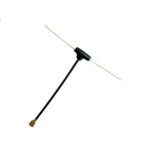 HSKRC ELRS Receiver 2.4GHz/915MHz NANO ExpressLRS RX With T-Type Antenna Support WiFi For FPV RC Racing Drone Quadcopter Version 2.4G Receiver with Black Antenna