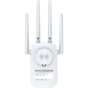 COMFAST CF-WR758AC 2.4G/5G Wireless WiFi Range Extender 1200Mbps Dual Band Repeater WiFi Booster with 4 Ethernet Antennas